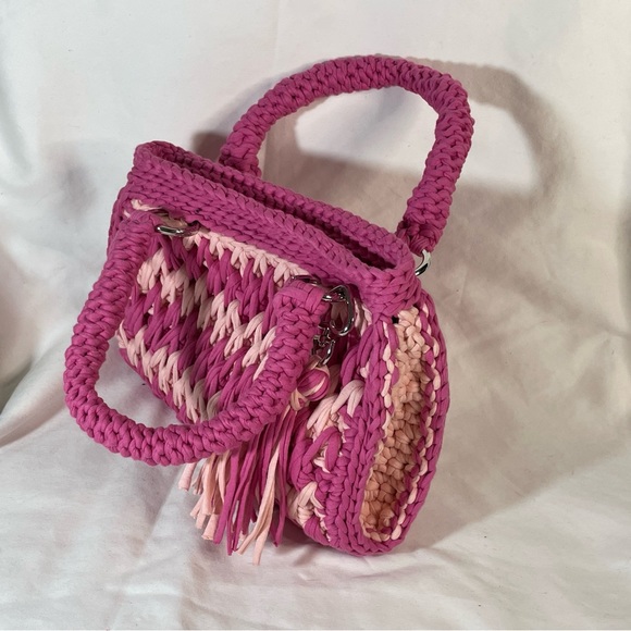Handmade honeycomb pattern bag - Picture 4 of 7